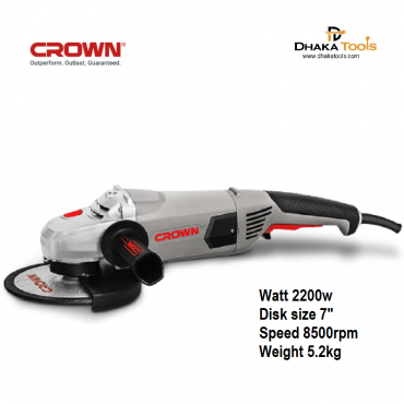 CROWN Angle Grinder 2200W 7inch Model CT13500S