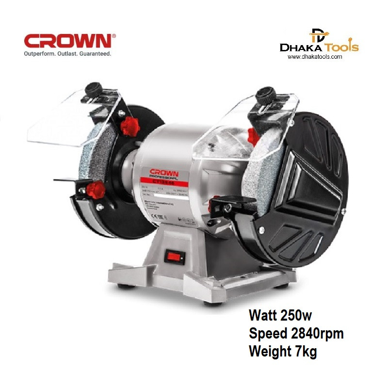 CROWN Bench Grinder 6 inch 150mm 250W Model CT13546