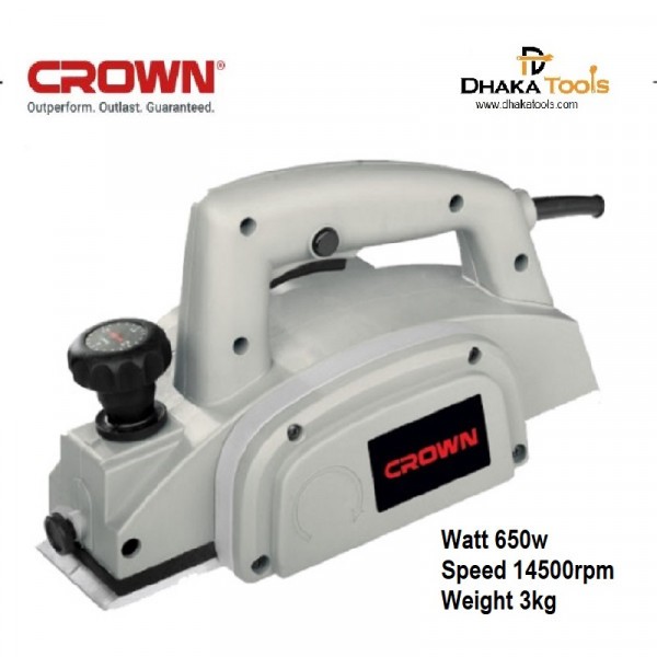 CROWN Planer 82mm 650W Model CT14004