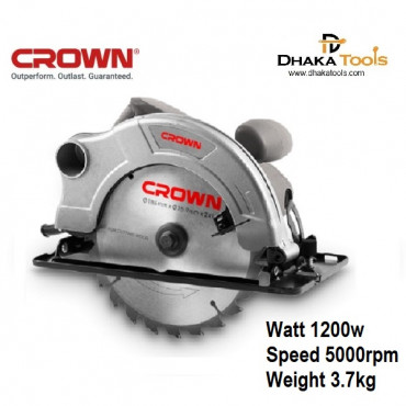 CROWN Circular Saw 185mm 1200w Model CT15074