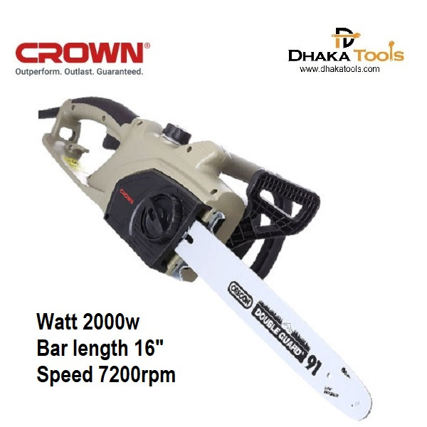 CROWN 16" Chain Saw 2000W Model CT15165