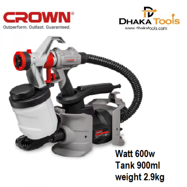 CROWN Air Spray Gun 600w  1000ml Model CT31014