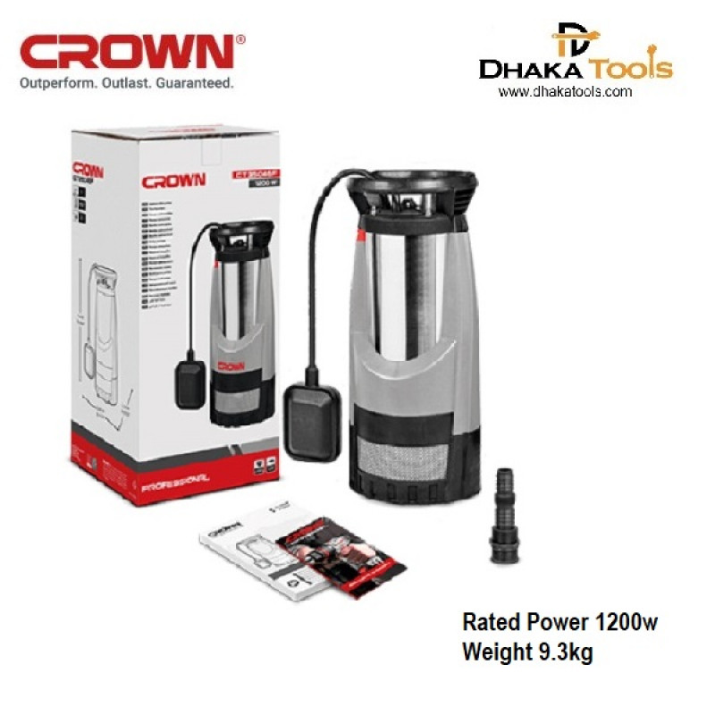 CROWN Submer Pump 1200W Model CT35046F