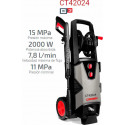 CROWN 2000W High Pressure Washer CT42024 – 2000W Motor, 15 MPa (2175 PSI), 6.7 L/min Flow Rate, Car & Bike Washer