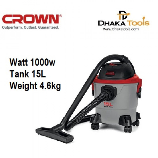 Crown Dry-Wet Vacuum Cleaner 1000w Model CT42045