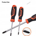 Harden 6Pc Screwdriver Set flat & star (Phillips) tips Screwdriver Model: 550396