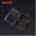 Harden 33pcs Screwdriver Bits Set ( Flat, Philip, Pozi, Hex, Torex & Square bits ) Model: 550833