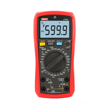UNI-T UT890C True RMS Digital Multimeter AC 750V, DC 100V, 20A, [ Resistance, Capacitor, Frequency & Temperature ]