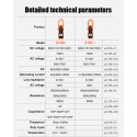 VICTOR 610B+ 1000A AC/DC Digital Clamp Meter AC 750V,  DC 1000V, 5999 counts VFC True RMS NCV Live Flashlight clam