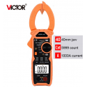 VICTOR 610C+ AC 1000A 750V Digital Clamp Meter DC 1000V 5999 counts VFC True RMS NCV Live Flashlight clam