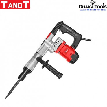 TANDT 1050 w, Demolition Breaker, 12 joules, 3300 bpm, With flat & pointed chisels Model: TT1050B