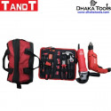 TANDT 116 pcs Power Tools Set, Impact Drill &  Angle Grinder with Hand Tools Set  - TT3001S