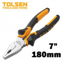 TOLSEN Combination Pliers ( 6" / 7" / 8" ) CR-V TPR Handle Model: 10000 / 10001 / 10002