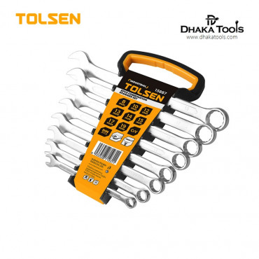 TOLSEN 8Pcs Combination Spanner Set Model: 15887