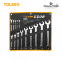 TOLSEN 14Pcs Combination Spanner Set (6,7,8,10,12,13,14,17,19,22,24,27, 30,32mm)  Model: 15889