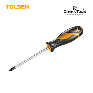 TOLSEN PH2 x 150mm Phillips Screwdriver GriPro Series Model: 20008 