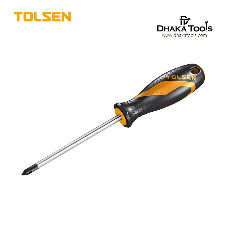 TOLSEN PH2 x 150mm Phillips Screwdriver GriPro Series Model: 20008 
