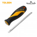 TOLSEN 20042 2 In 1 Screwdriver Set  – Interchangeable Blade, PH2 & SL6mm, CrV Steel, Compact & Versatile Screwdriver; Model: 20042