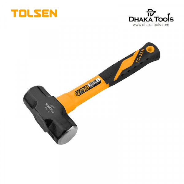 TOLSEN Sledge Hammer (0.9kg / 2lbs) Fiberglass Handle 25043