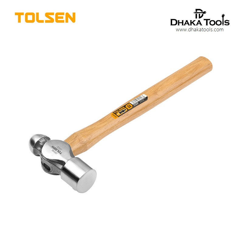 TOLSEN 900g Ball Pein Hammer (32 OZ) Wooden Handle Model: 25145