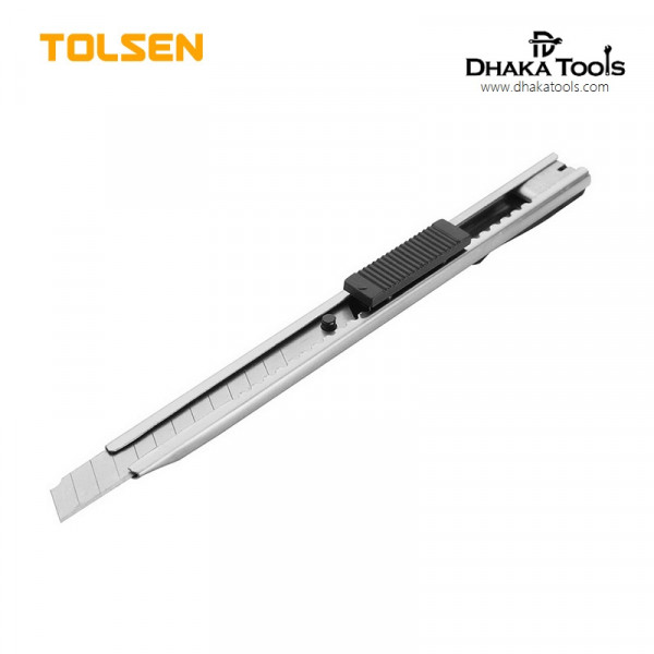 TOLSEN Cutter  Snap Off Stainless Case (9x80mm)  Model: 30005