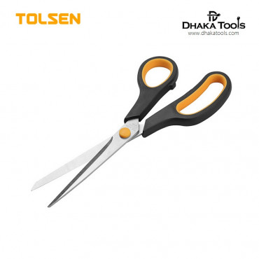 TOLSEN Household Scissors (200mm, 8") Soft Grip Handle  Model: 30044
