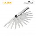 TOLSEN Feeler Guages 13 Blatt (0.05-1.00mm) Chrome Plated 35044