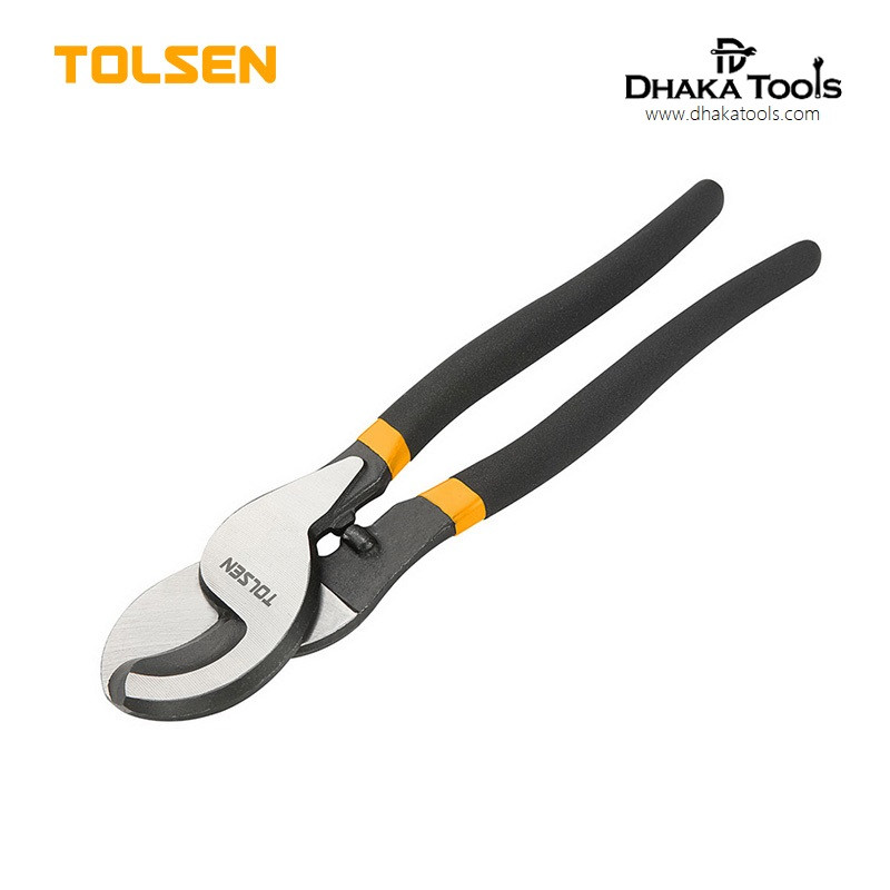 TOLSEN 10" Cable Cutter ( 250mm, 10 inch ) Dipped Handle Industrial Grade Model: 38022