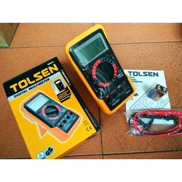 Tolsen Digital Multimeter (Industrial) AC/DC 300V 10A Model: 38031