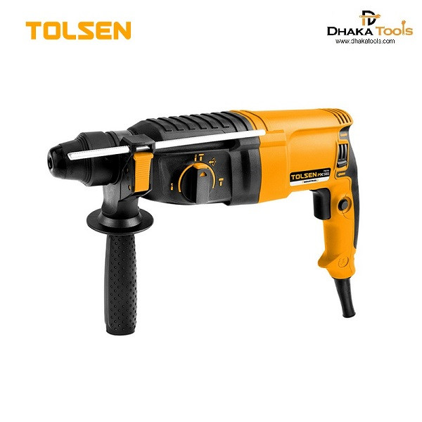 TOLSEN 800w Rotary Hammer Drill 40mm with /Free 5 sds + Bit and Hard case 2.8J Industrial FX Series Model: 79510