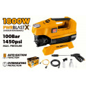 Tolsen 1800W High Pressure Washer, 100Bar, 100% Pure Copper Induction Motor w/ 6pcs Free Accessories, Car Washer, Bike Washer, Model: 79574