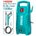 TOTAL 1400w, 130 Bar High Pressure Washer, car washer TGT11316