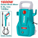 TOTAL TGT11336 High Pressure Washer, 1600W, 140Bar, 5.5L/min, Car Washer