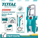TOTAL TGT11376 High Pressure Washer – 160Bar (2320 PSI), 2000W, Powerful Car Washer