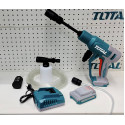 TOTAL TPWLI20362 Cordless pressure washer 24.8Bar, Car washer with battery & charge; 20V, 2.0Ah 