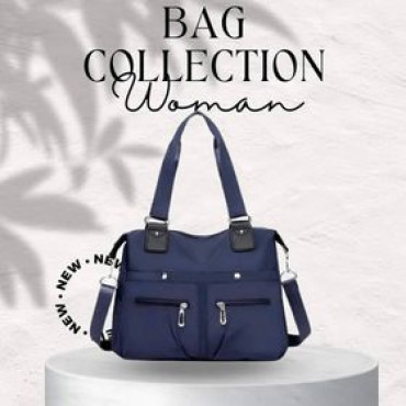 New Large Capacity women shoulder bag ( Blue )
