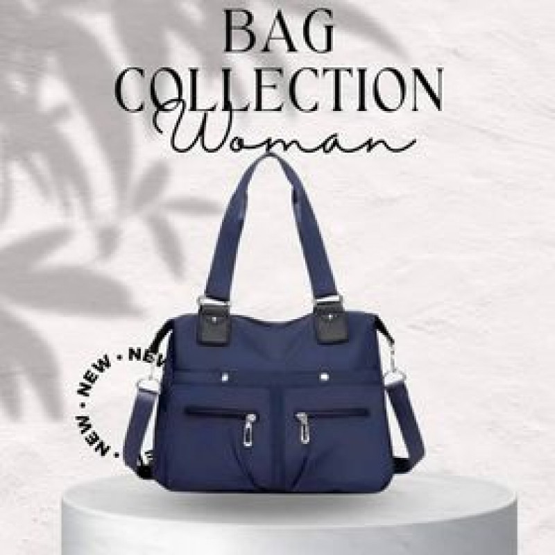 New Large Capacity women shoulder bag ( Blue )