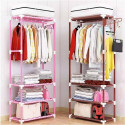 Fashion Cloth Rack (Pink)