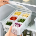 6 Grid Refrigerator Storage Box