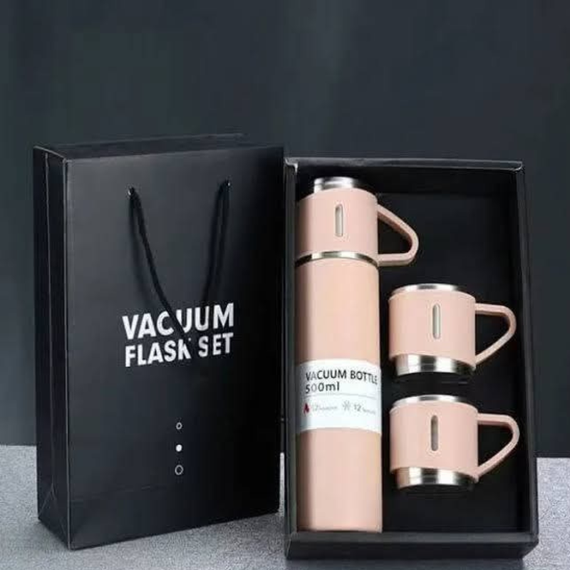 Vacuum Flask Set(Pink)