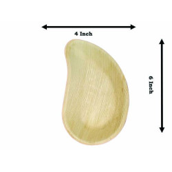 6 Inch Leaf Plate  - 6 Pcs