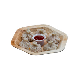 8 Inch Snacks Hexagon Plate  - 6 Pcs