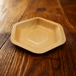 8 Inch Snacks Hexagon Plate  - 6 Pcs