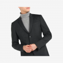 Men Solid Single Breasted Casual Blazer
