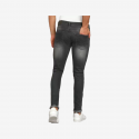 Men Slim Mid Rise Grey Jeans