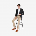 Men Solid Single Breasted Casual Blazer