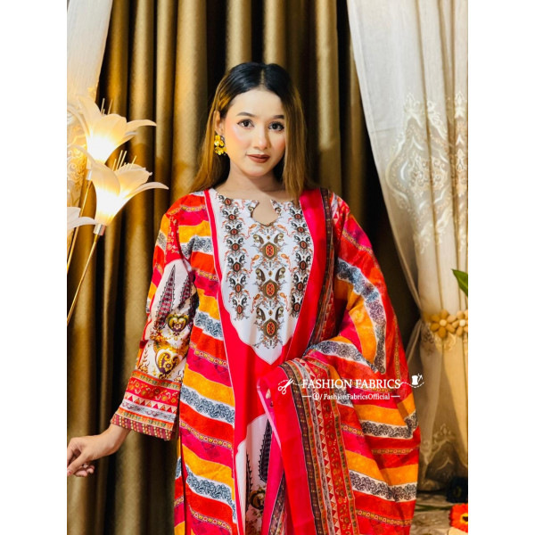 Premium Digital Print Dress