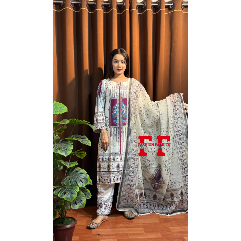 Premium Digital Print Dress