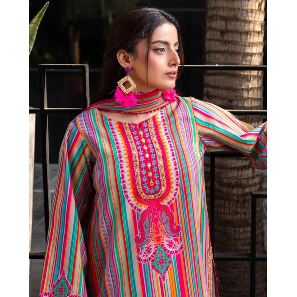 Premium Digital Print Dress