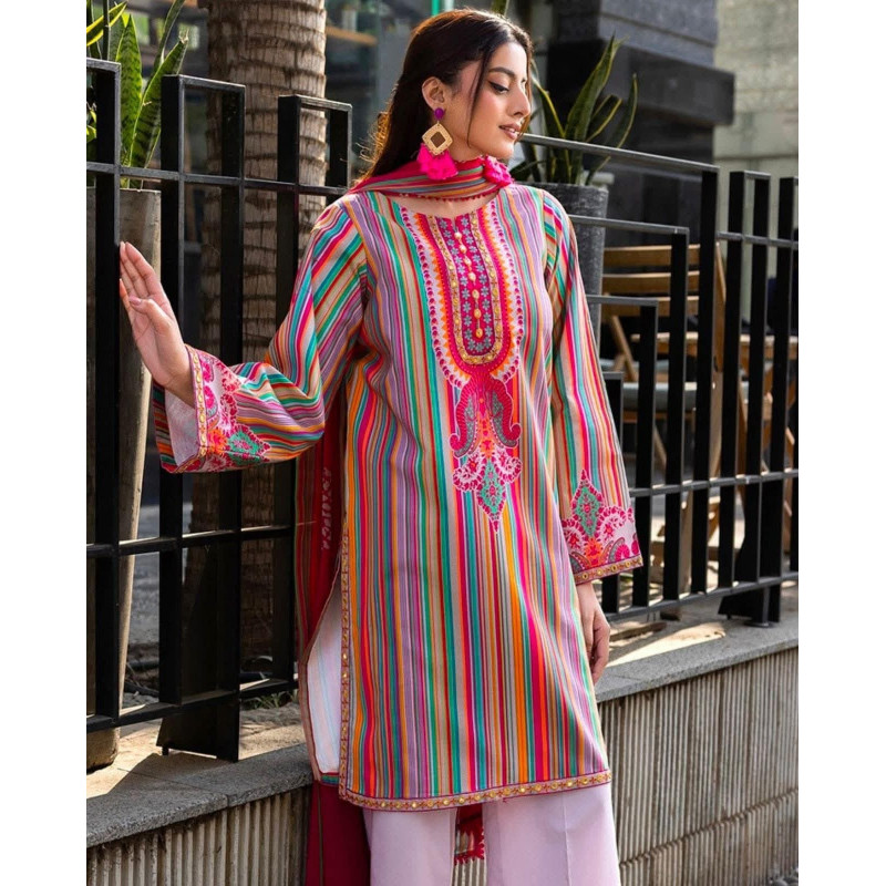 Premium Digital Print Dress
